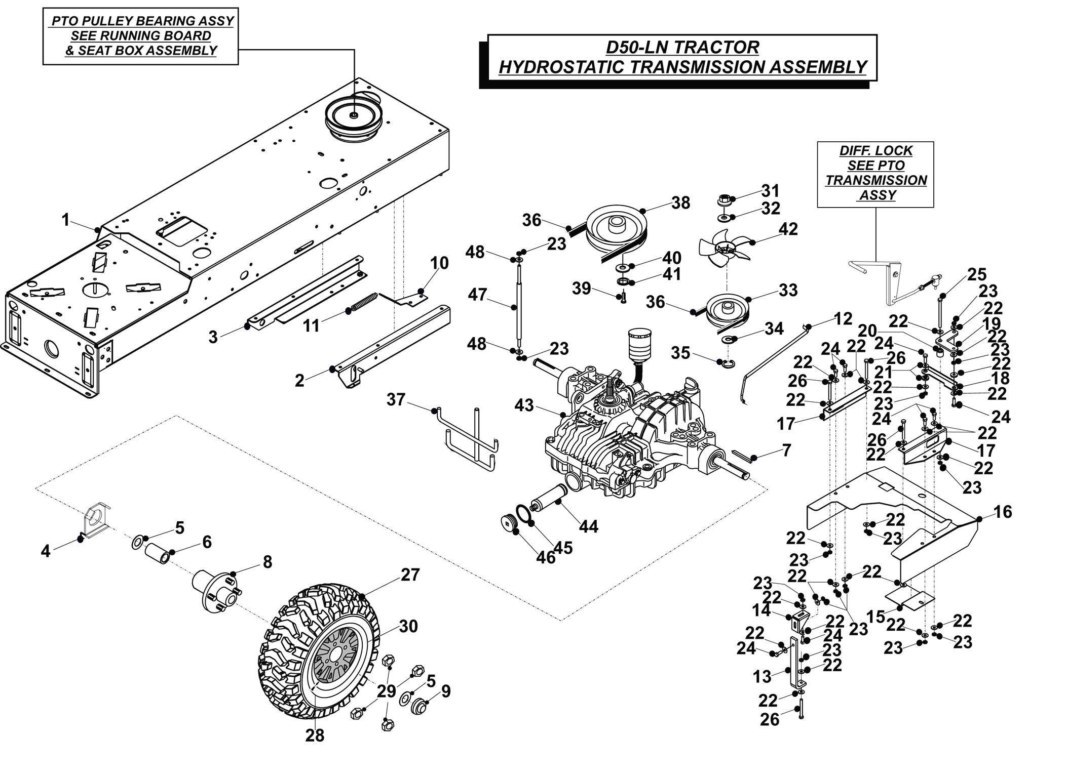 HYDRSTATIC TRANSMISSION ASSY