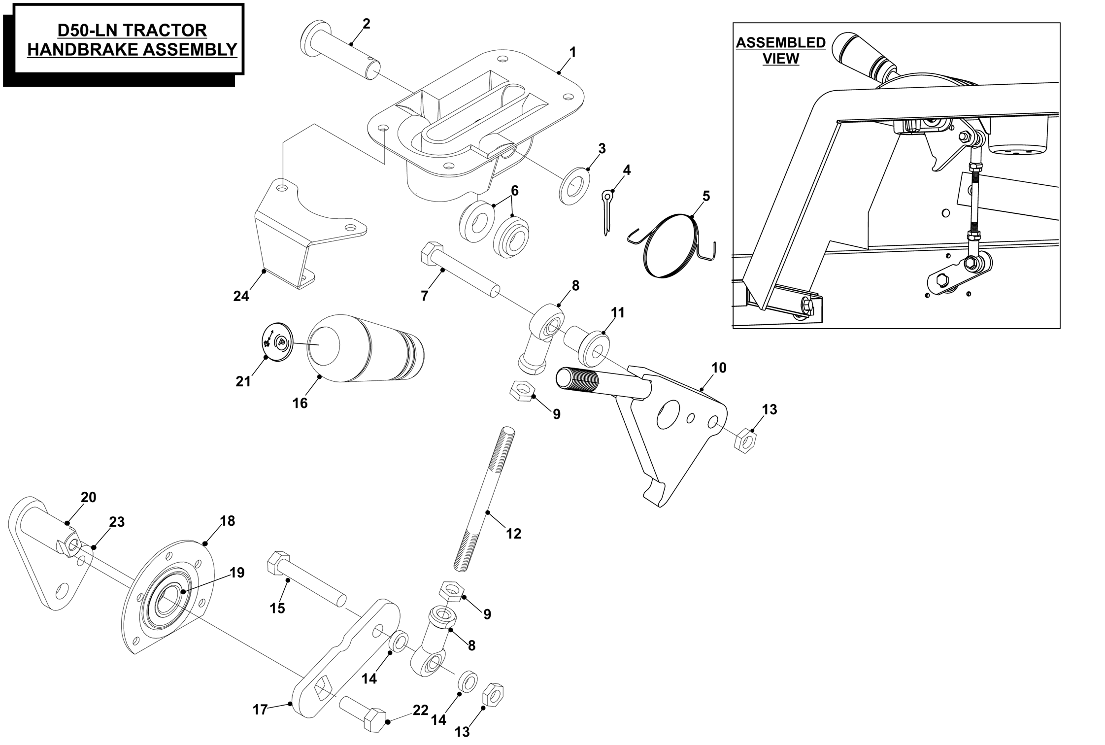 HANDBRAKE ASSY