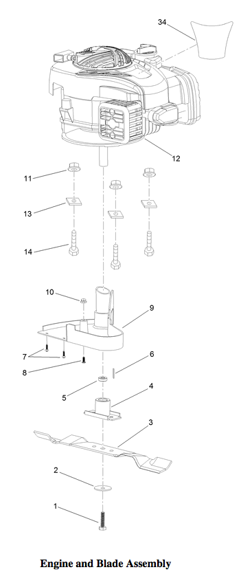 Engine & Blade Assy