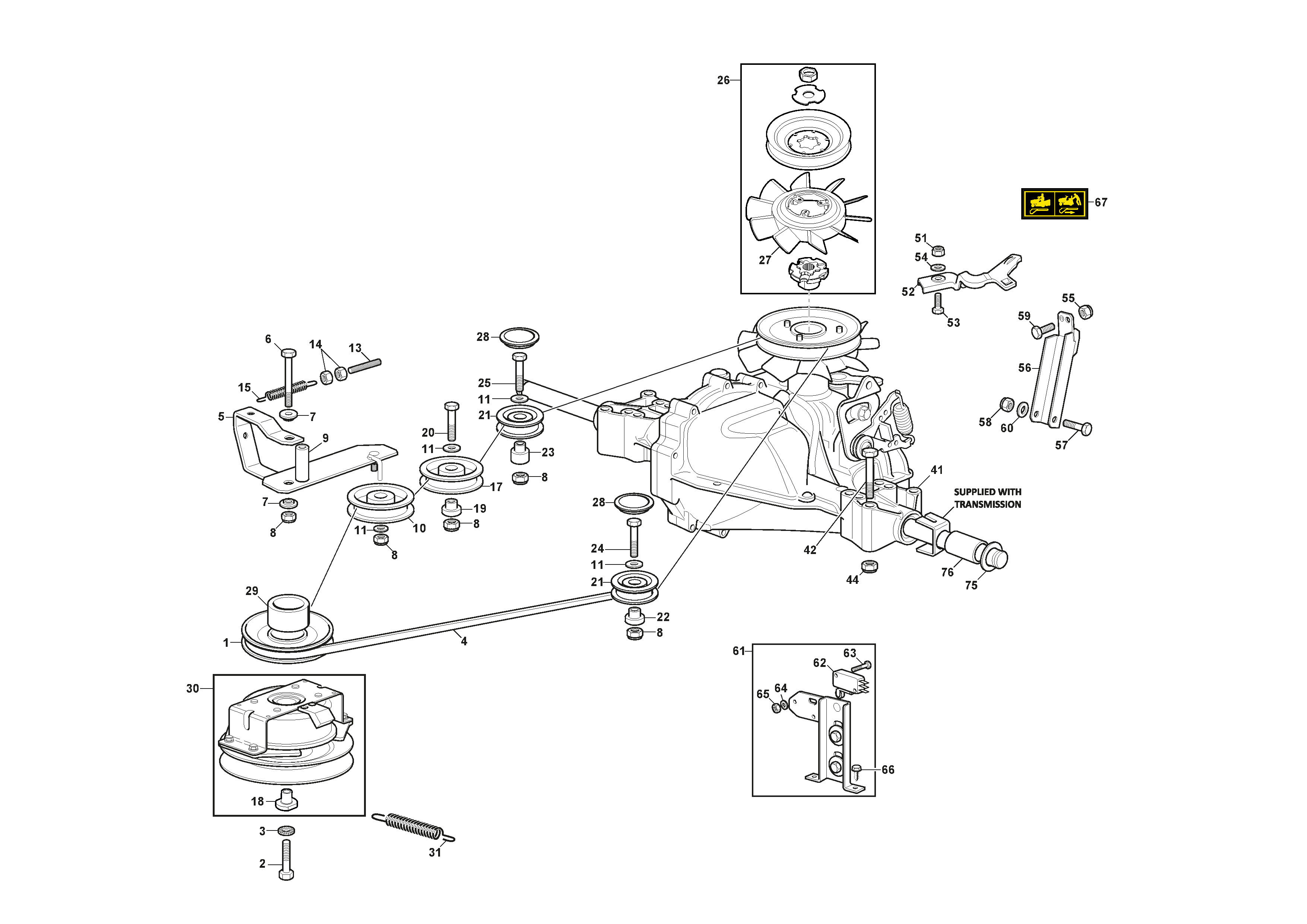 HYG Transmission with Ogura Electromagnetic Clutch
