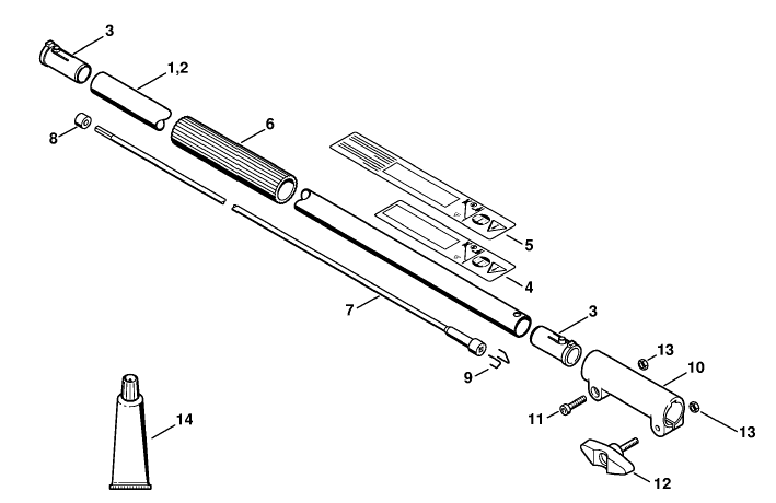 Drive tube extension HT-KM