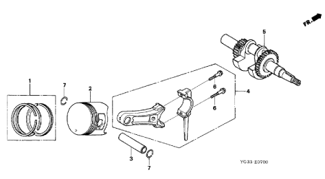 PISTON & CONNECTING ROD