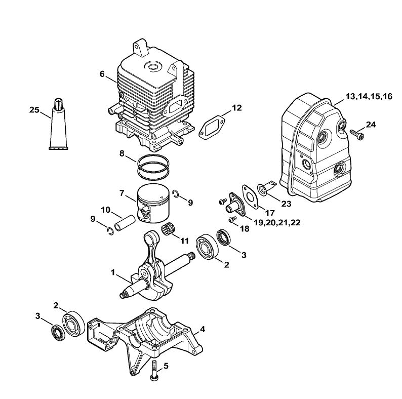 Control handle BR 430