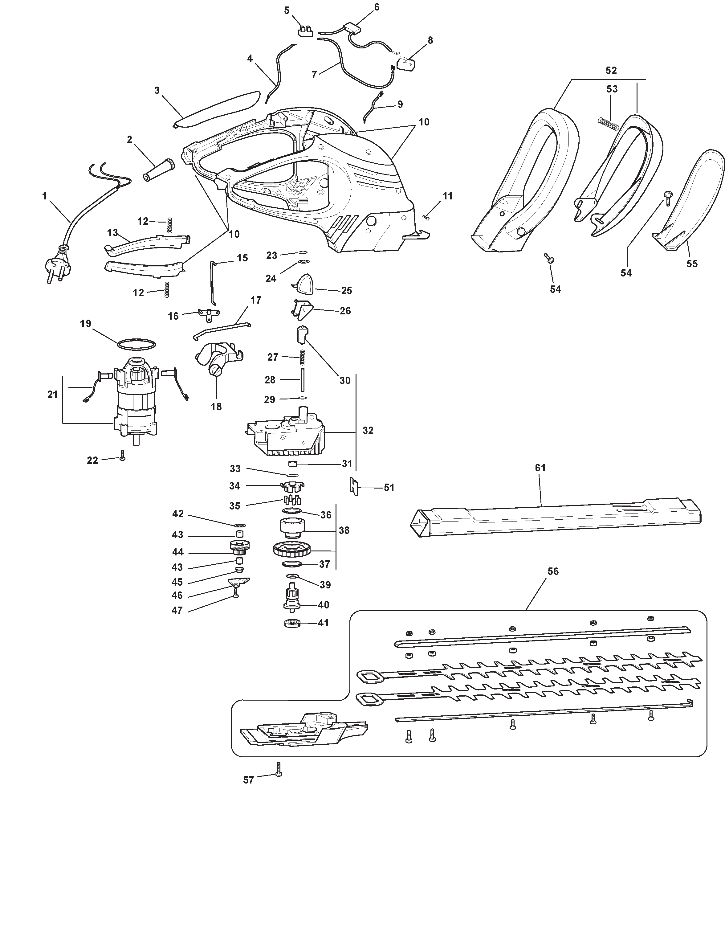 Electric Hedge Trimmer