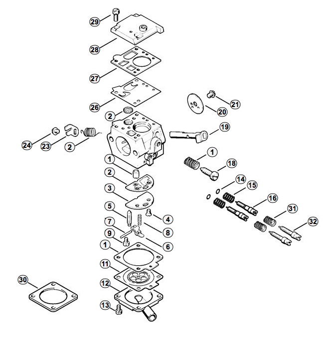Carburetor Bing 48A101C