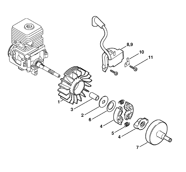 Ignition system, Clutch