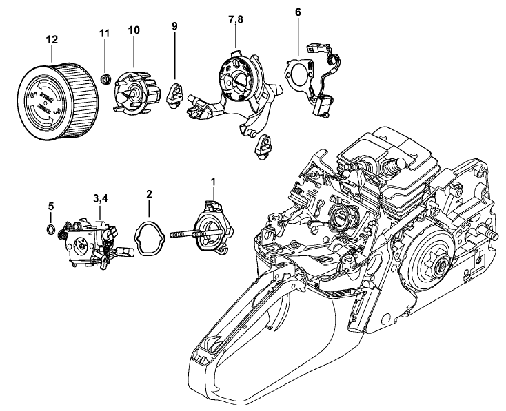 Carburetor bracket