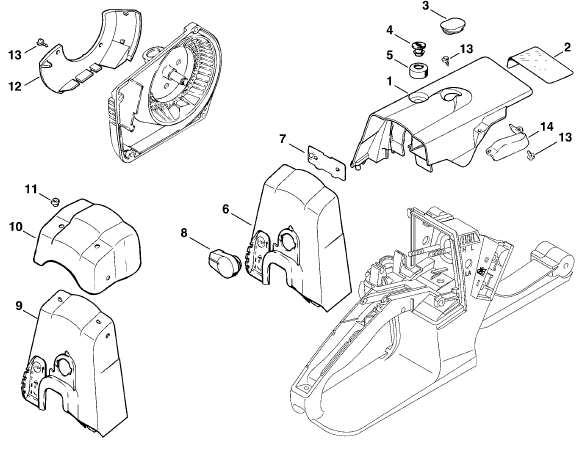 Shroud - Carburetor box cover
