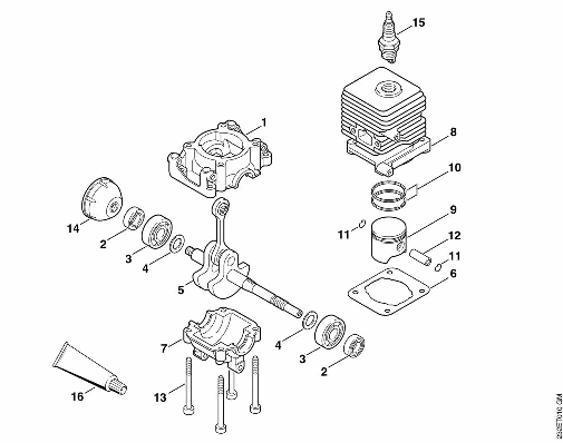 A-Crankcase, Cylinder