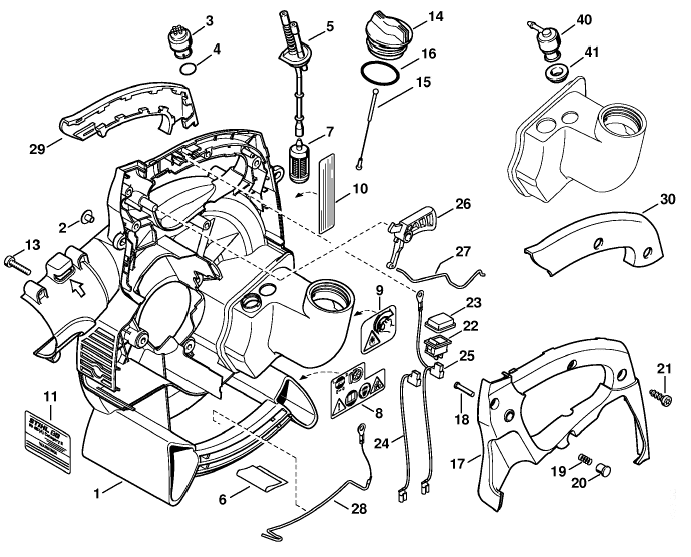 T - Fan housing inside BG 65