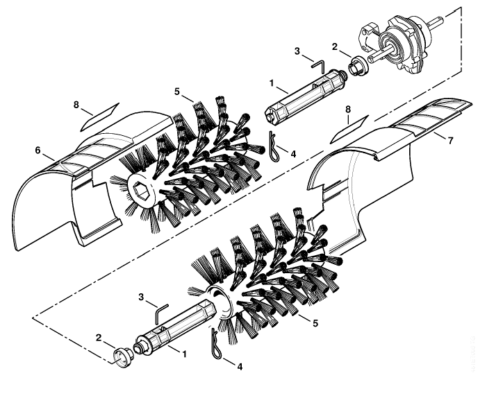 Bristle brush KB-MM
