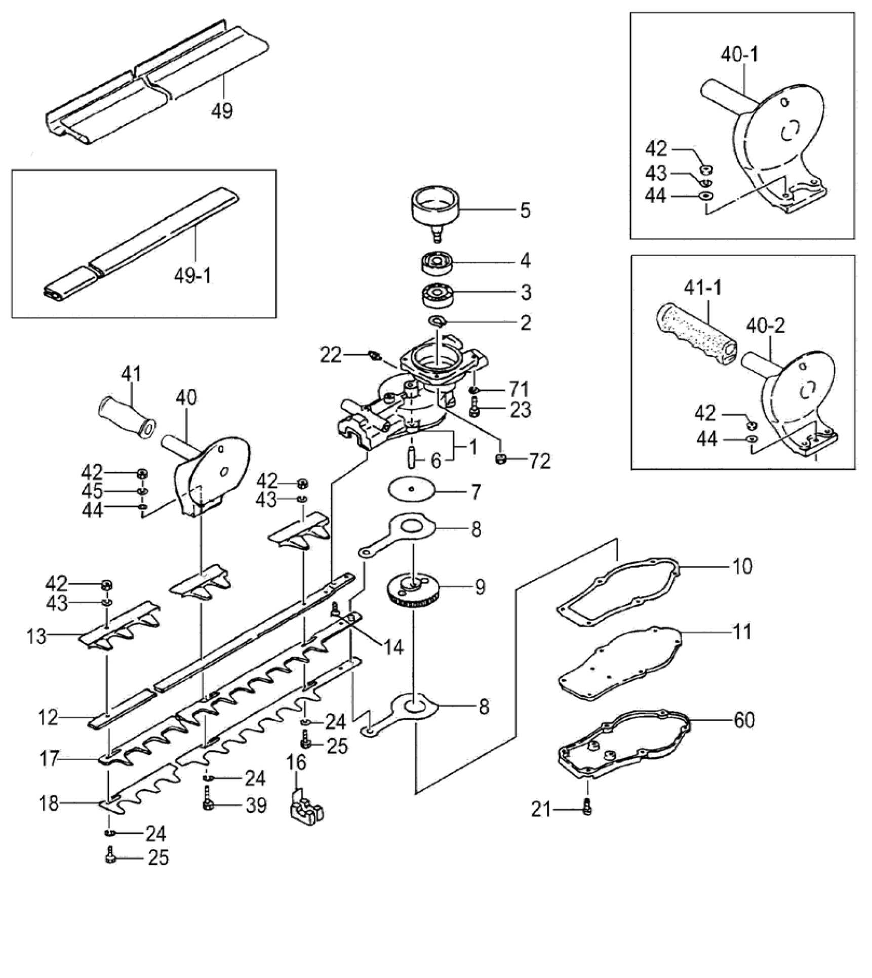 GEAR CASE/BLADE (SERIAL NO.-Z061900)