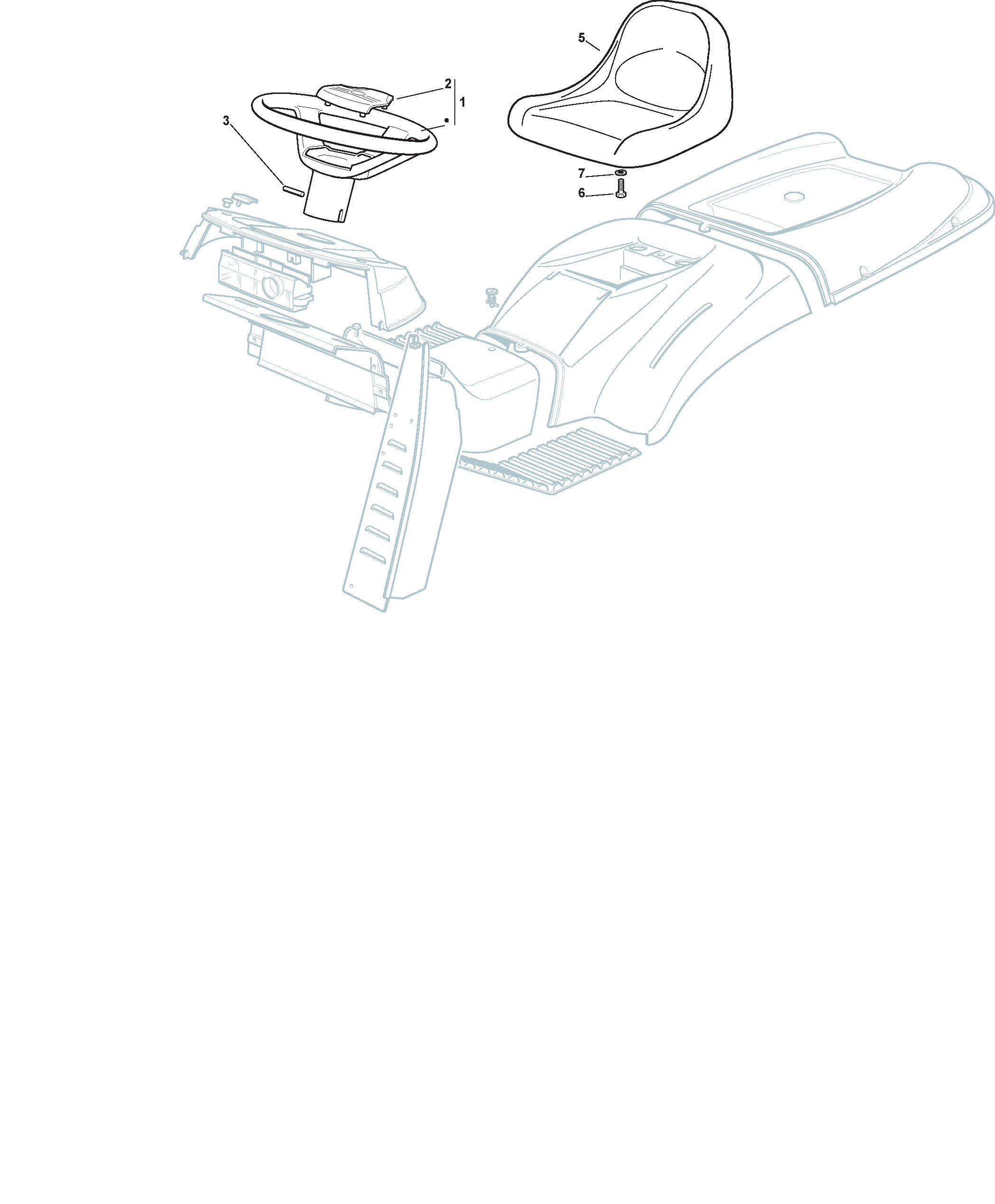 Seat & Steering Wheel