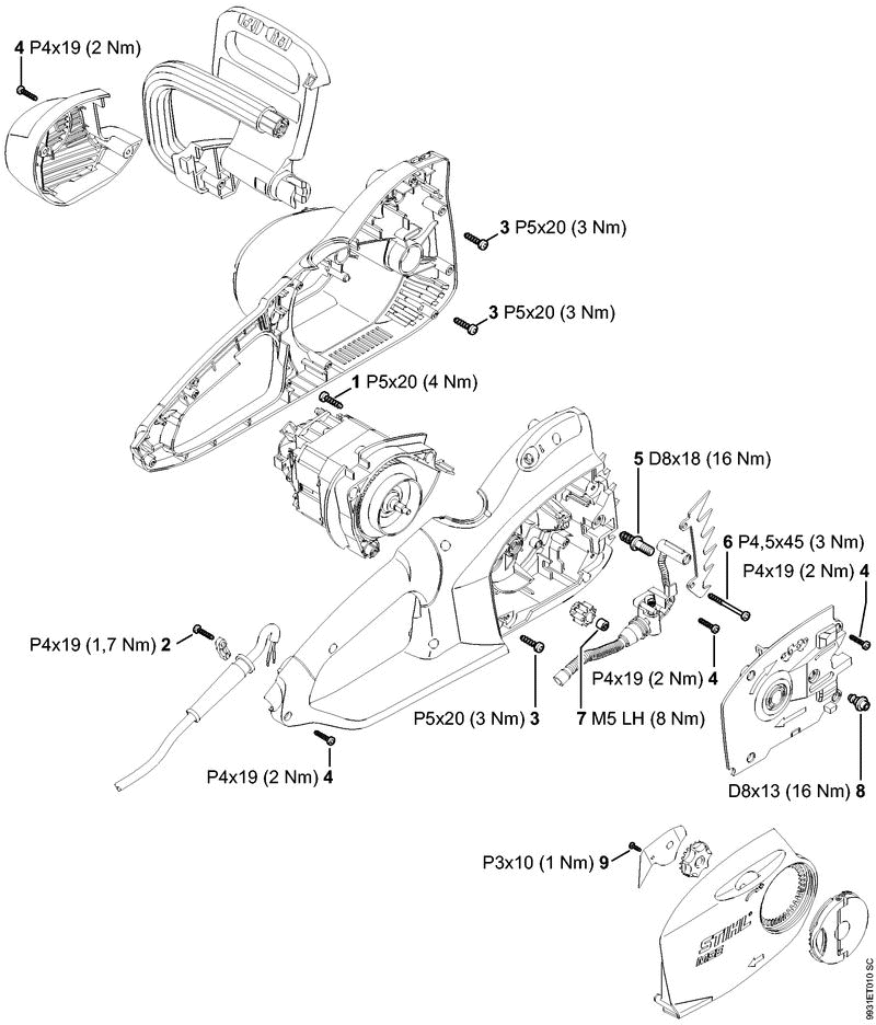 H TIGHTENING TORQUES 