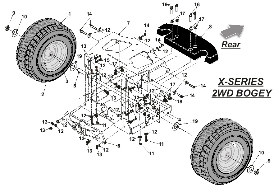 2WD Bogey Assembly