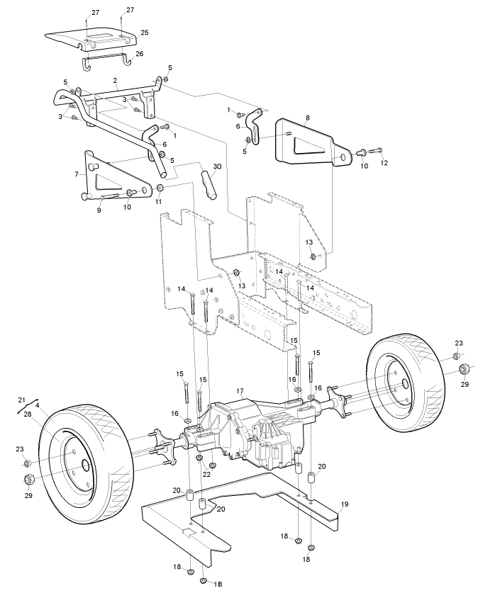 Rear Axle & Rear Frame