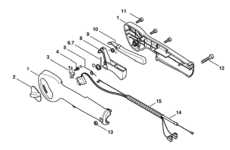 Control handle HS 86