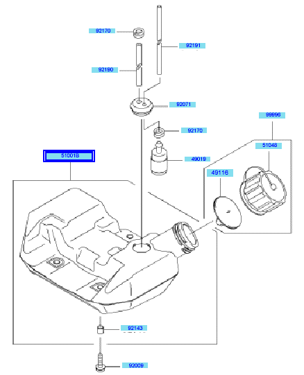 Fuel Tank/ Fuel Valve