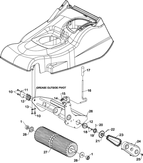 Rear Roller Assy