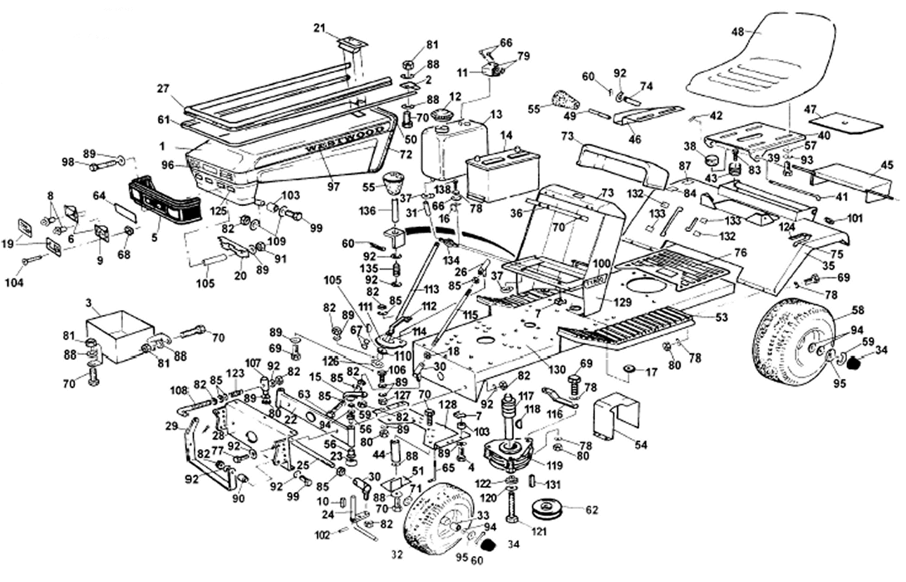 Tractor Chassis and Upper Body Panels