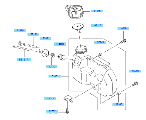 Fuel Tank & Fuel Valve