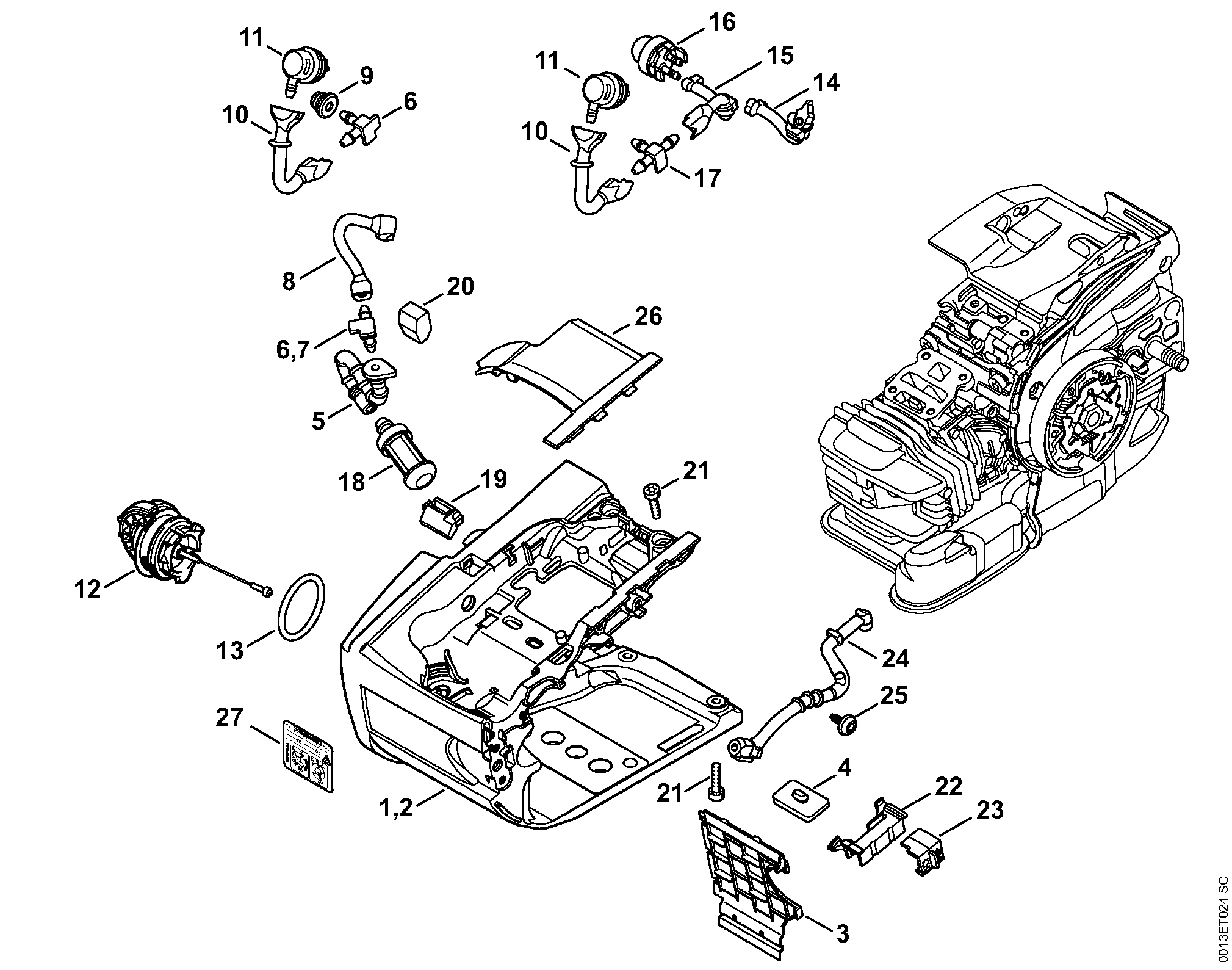 Tank housing