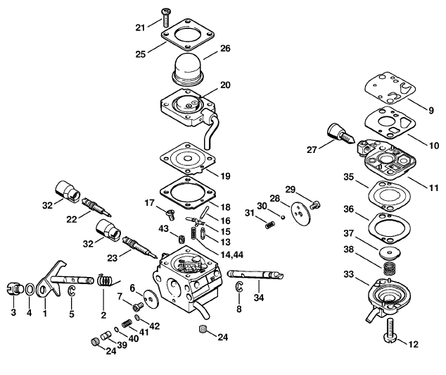 Carburetor C1Q-S72 (03.2003)