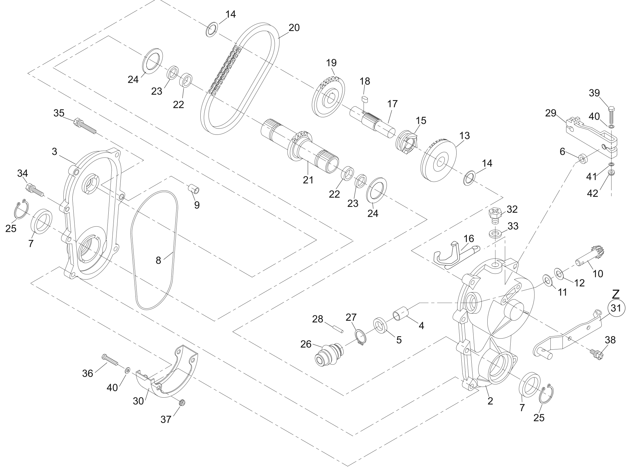 Gear Case Assy