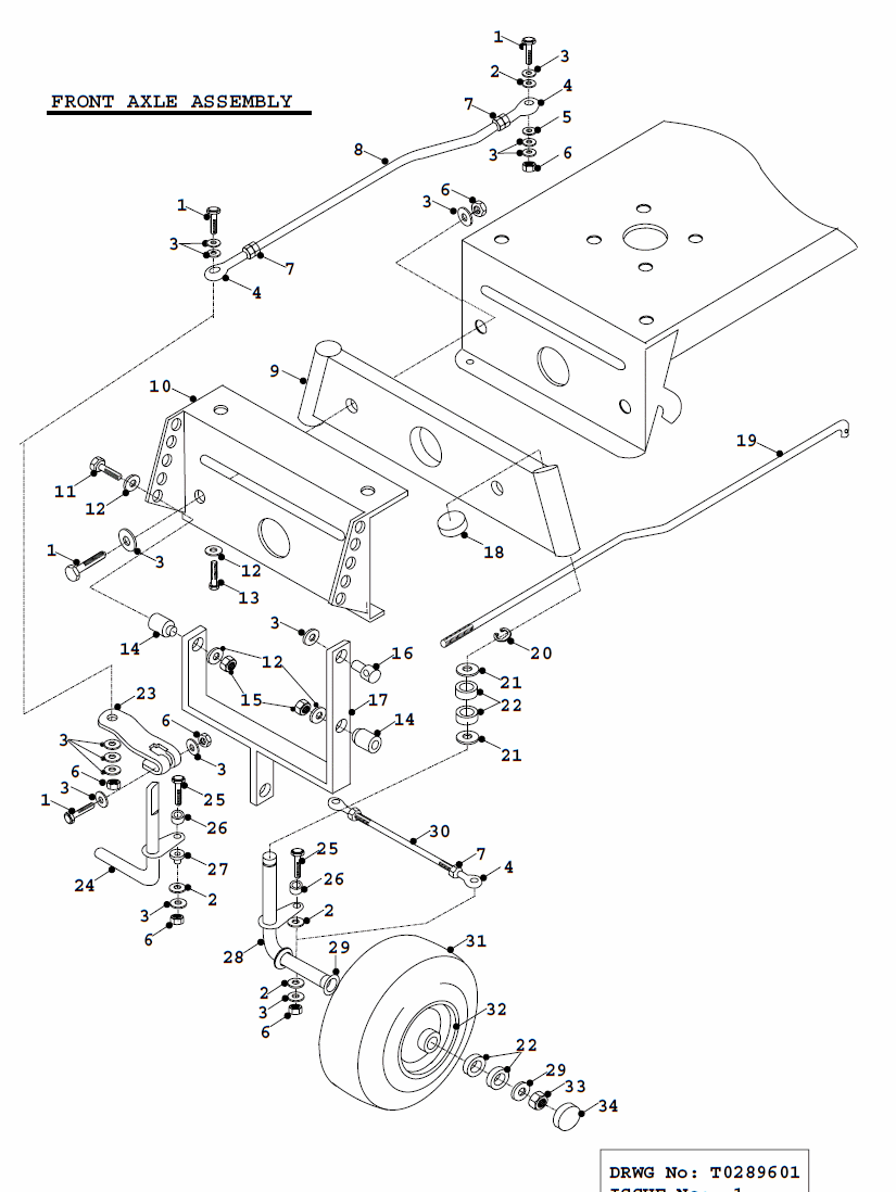 K12.5 Front Axle