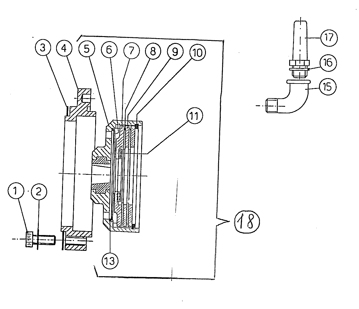 Clutch oil bath (Engine I 150)
