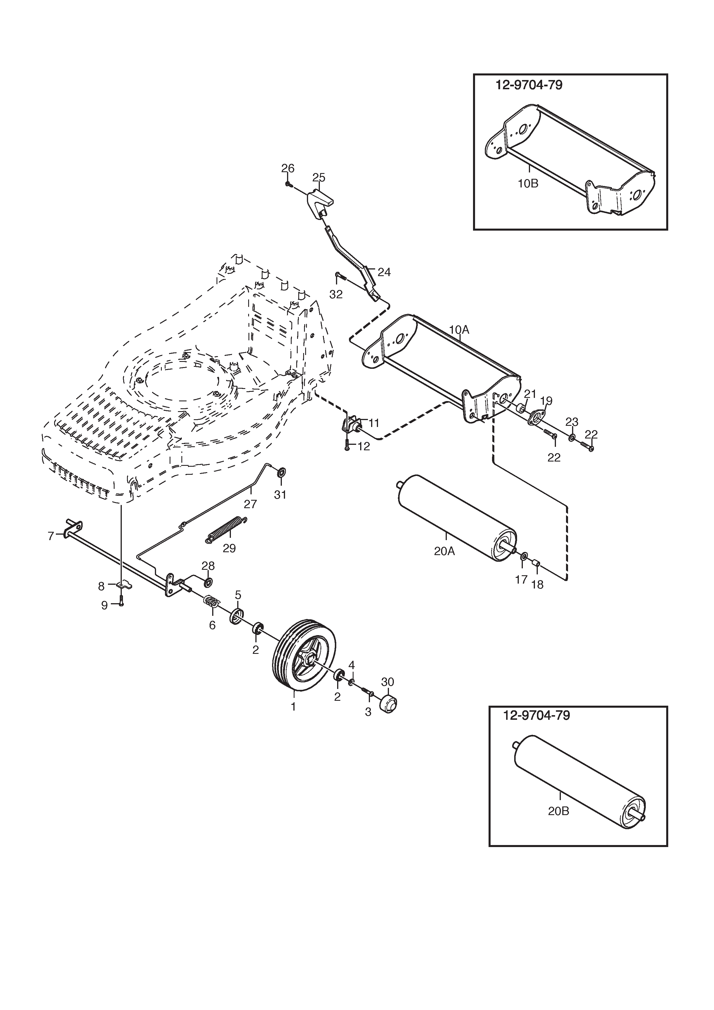 Wheel Suspension (Aluminium Wheels)
