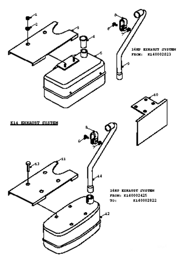 K14 Exhaust System