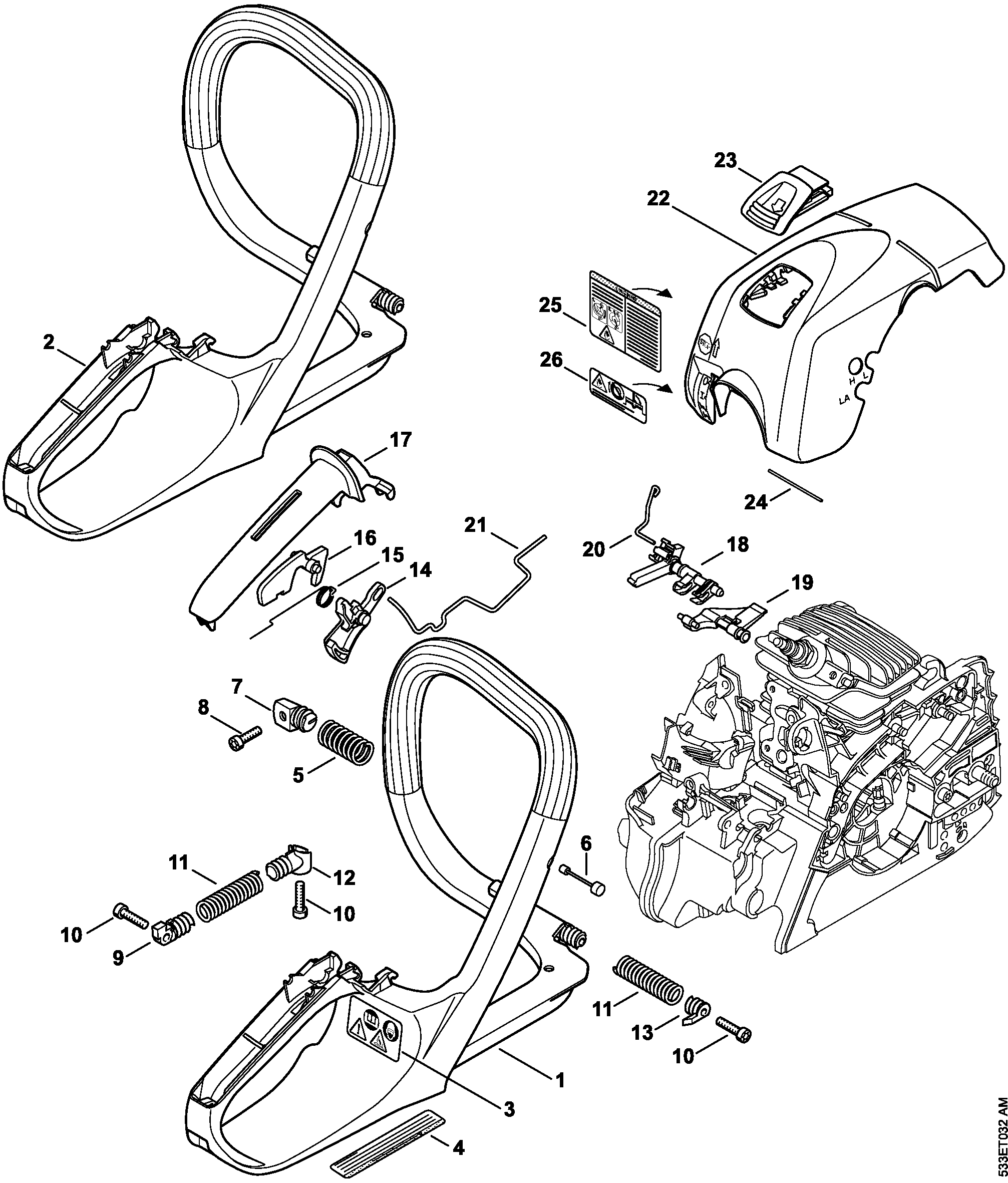 Handle frame
