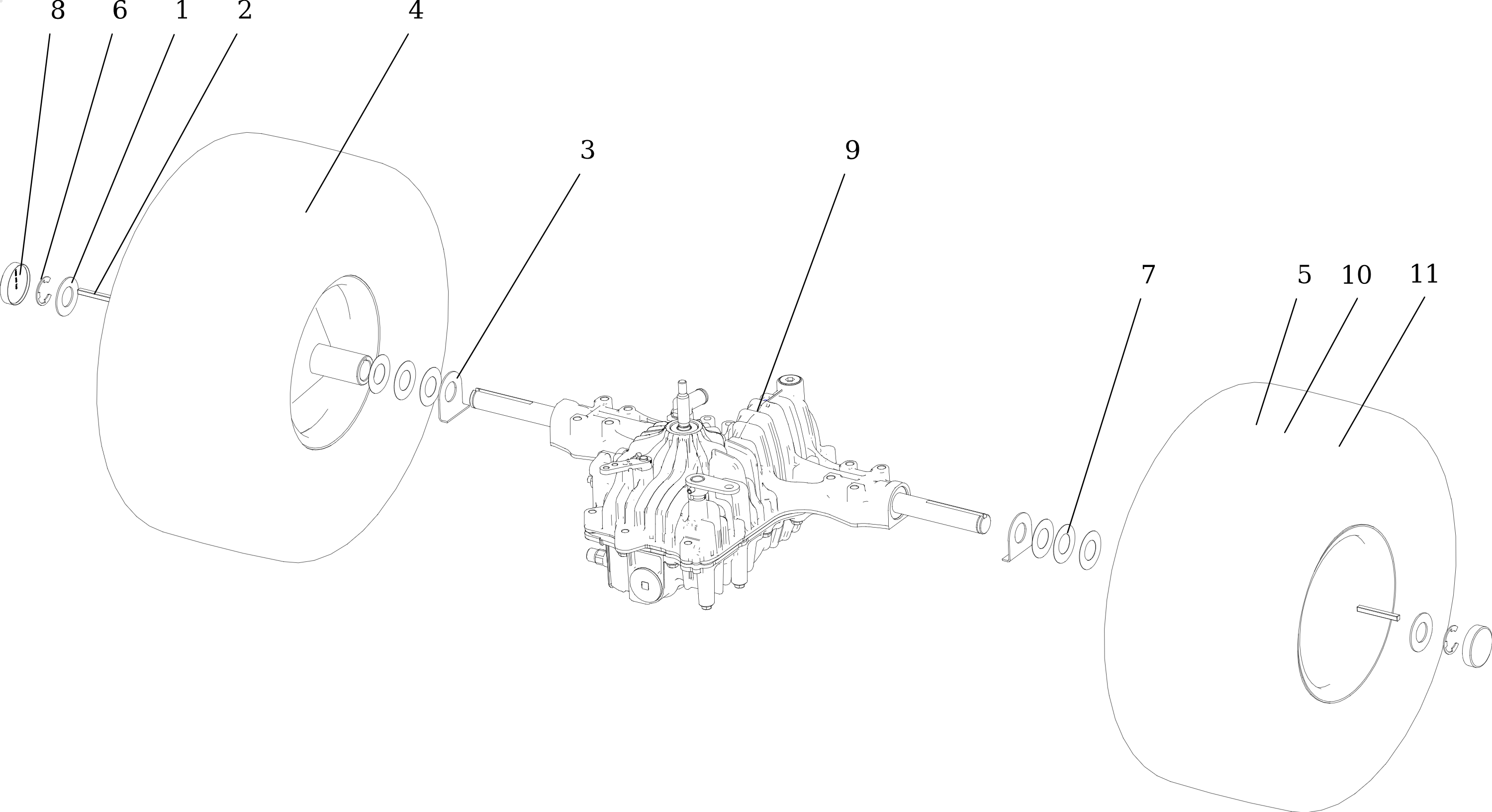 Rear axle