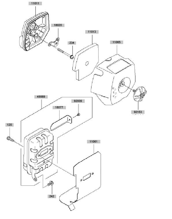 Air Filter - Muffler