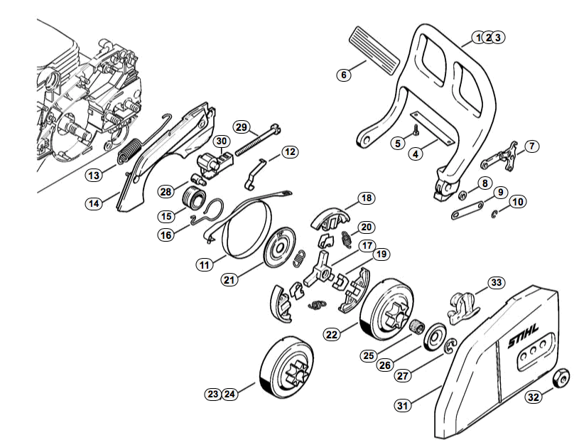 Chain Cover/ Clutch