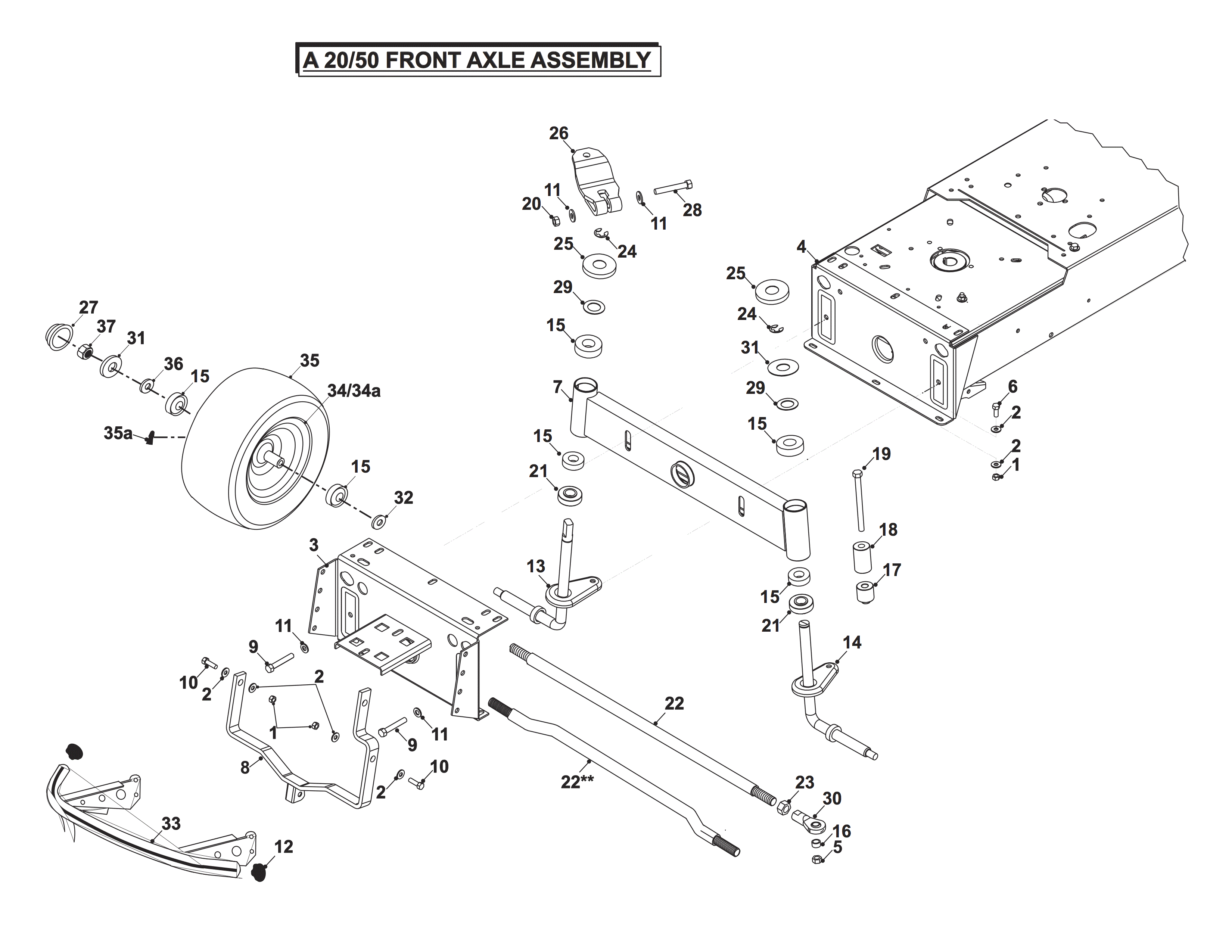 FRONT AXLE ASSEMBLY