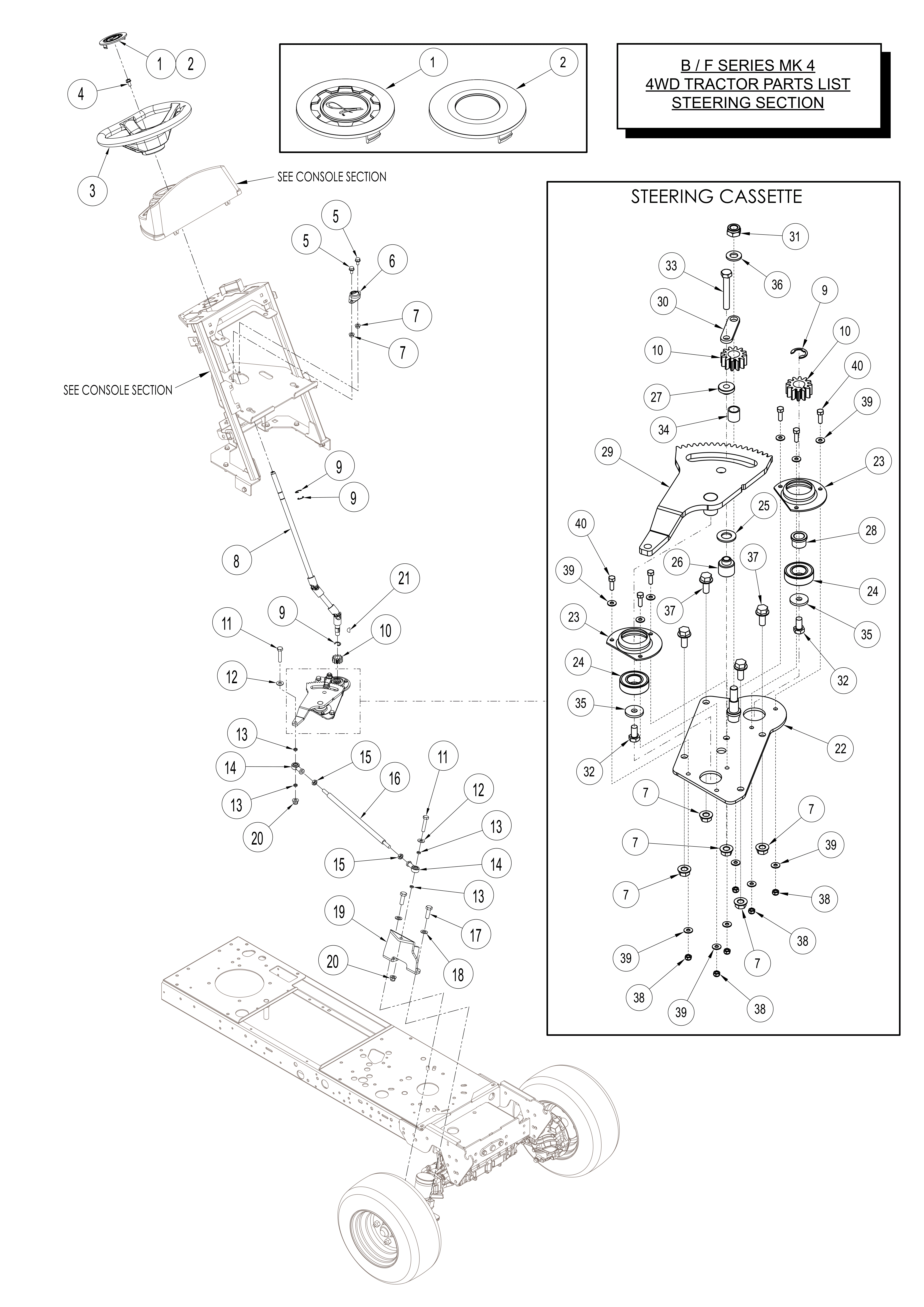 4 WD Steering