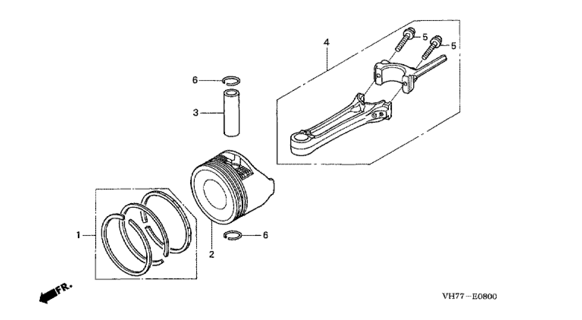 PISTON & CONNECTING ROD