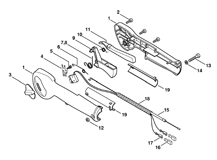 Control handle HS 85