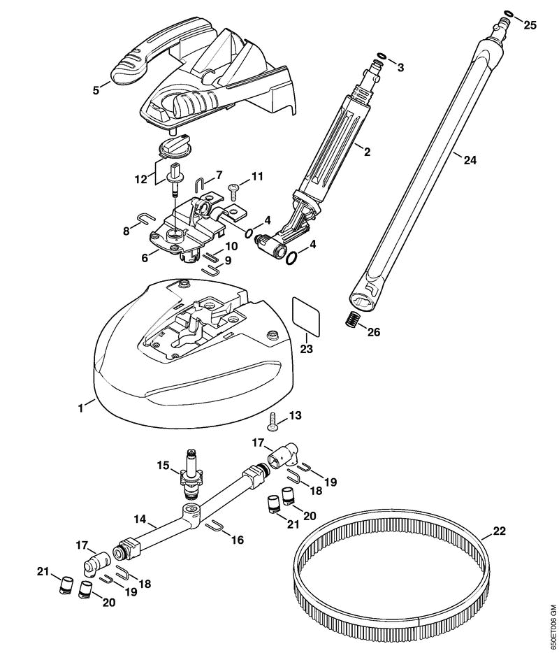 L PATIO CLEANER RA101