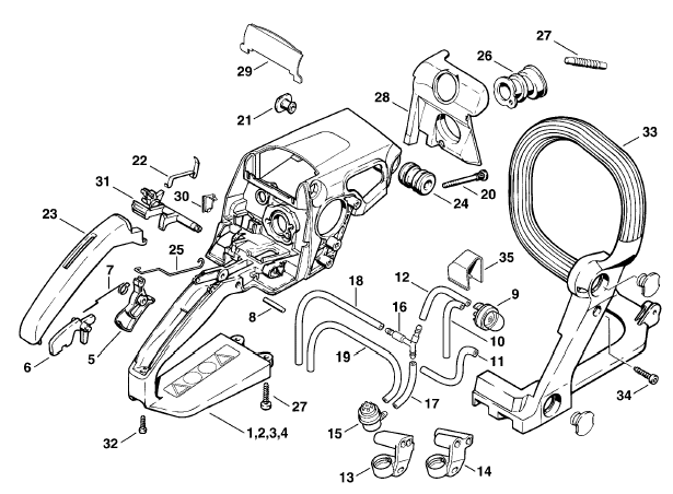 Handle housing