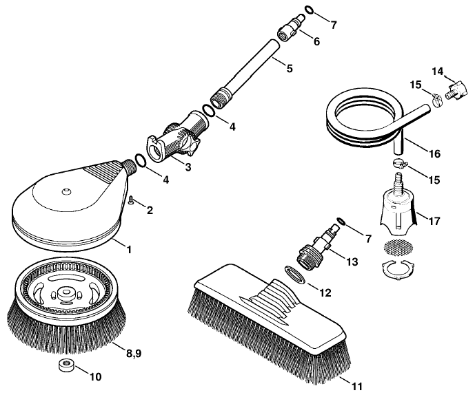 Washing brush