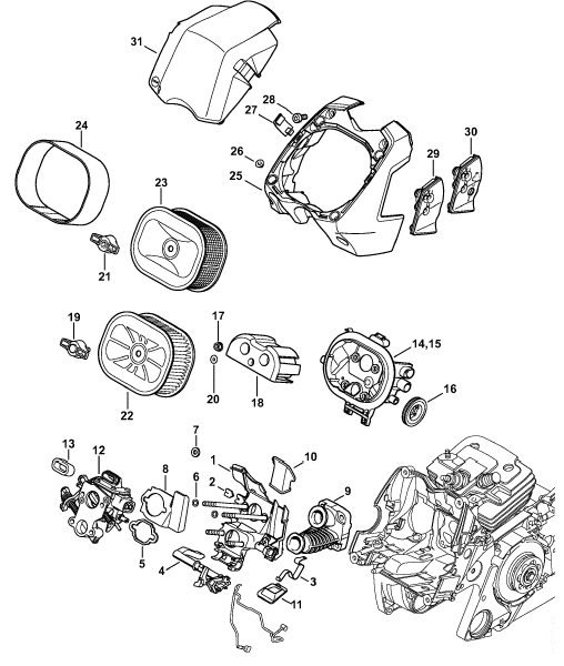 Carburetor bracket