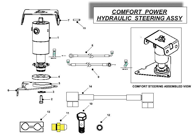 Comfort Power Hydraulic Steering Assembly