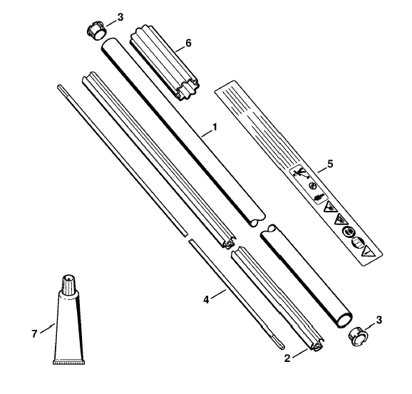 Drive tube assembly FC 95