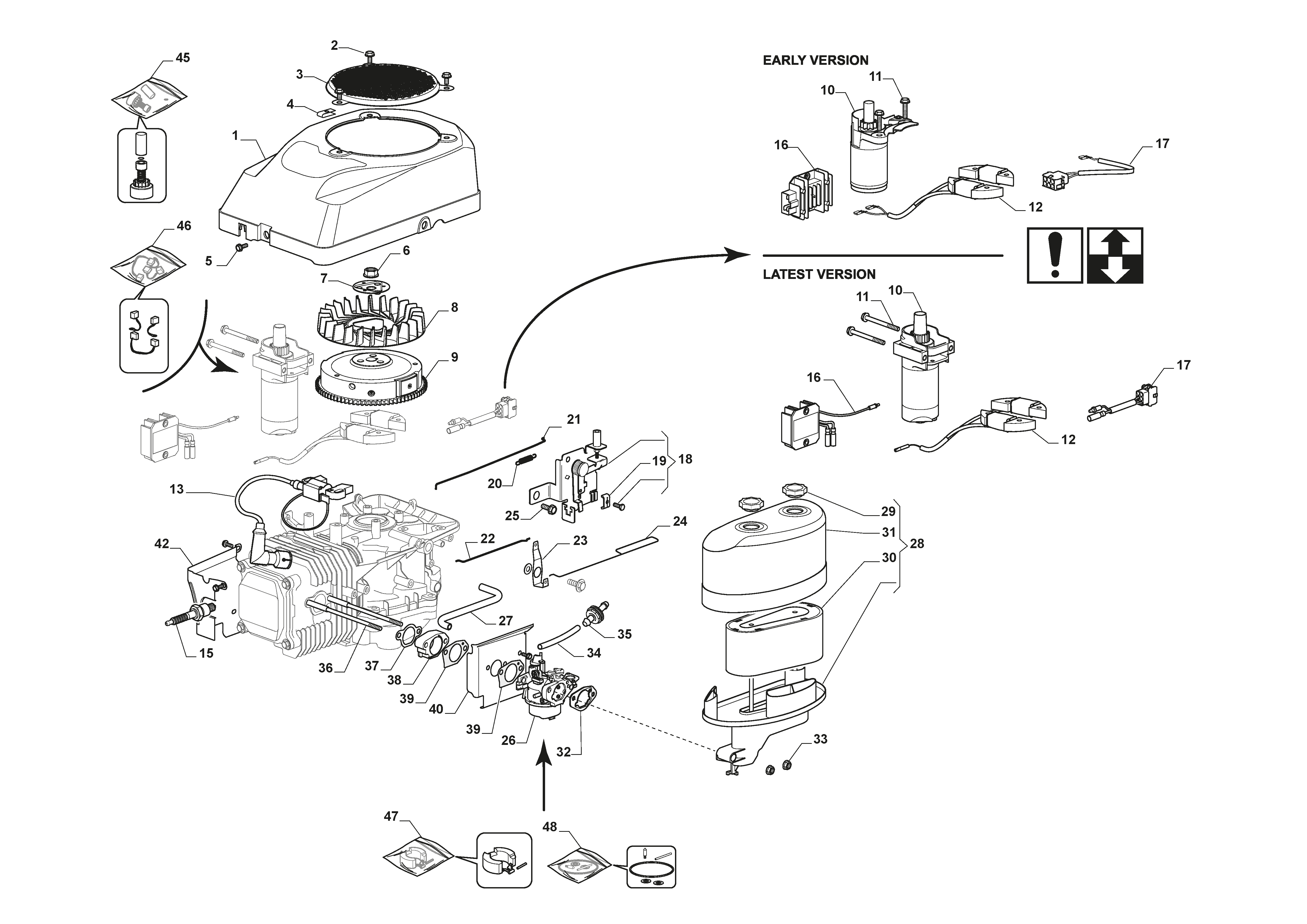  Carburettor, Air Cleaner Assy