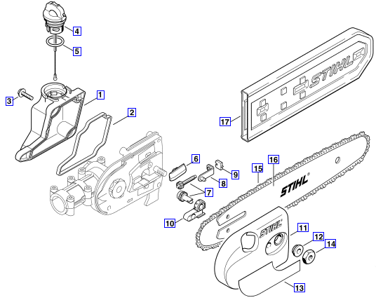 HT-KM Oil Tank -Chain Sprocket Cover