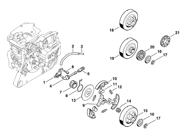 Oil pump - Clutch