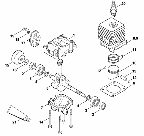 Crankcase - Cylinder
